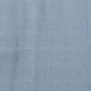 Petu Petu ponczo kąpielowe z kapturem muślin Dusty Blue 1-2 lata