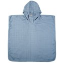 Petu Petu ponczo kąpielowe z kapturem muślin Dusty Blue 3-4 lata Petu Petu ponczo kąpielowe z kapturem muślin Dusty Blue 3-4 lata