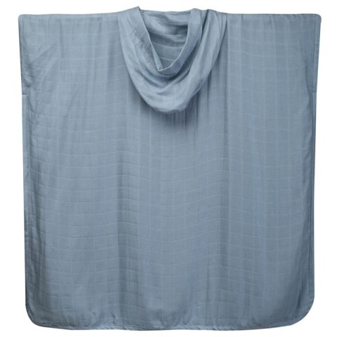 Petu Petu ponczo kąpielowe z kapturem muślin Dusty Blue 3-4 lata Petu Petu ponczo kąpielowe z kapturem muślin Dusty Blue 3-4 lata