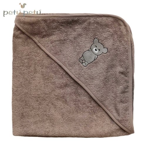 Petu Petu ręcznik okrycie kąpielowe z kapturem 70x70 Teddy Petu Petu ręcznik okrycie kąpielowe z kapturem 70x70 Teddy