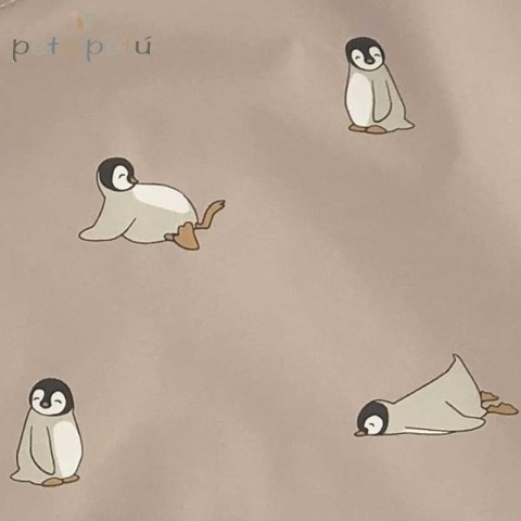 Petu Petu śliniak fartuszek z rękawami i kieszonką wodoodporny Mija Penguin Petu Petu śliniak fartuszek z rękawami i kieszonką wodoodporny Mija Penguin