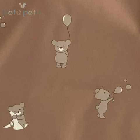 Petu Petu śliniak fartuszek z rękawami i kieszonką wodoodporny Mija Teddy Petu Petu śliniak fartuszek z rękawami i kieszonką wodoodporny Mija Teddy
