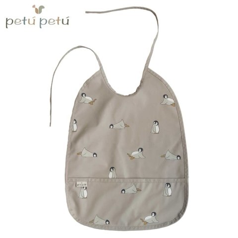 Petu Petu śliniak z kieszonką wodoodporny Penguin Petu Petu śliniak z kieszonką wodoodporny Penguin