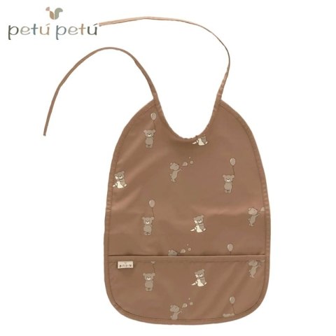 Petu Petu śliniak z kieszonką wodoodporny Teddy Petu Petu śliniak z kieszonką wodoodporny Teddy