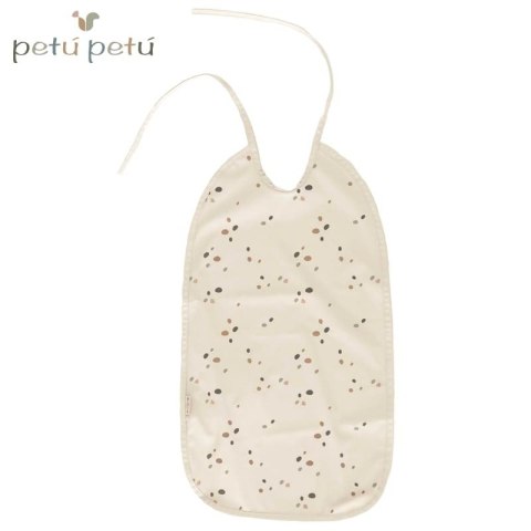 Petu Petu śliniak z kieszonką wodoodporny długi Dots Petu Petu śliniak z kieszonką wodoodporny długi Dots