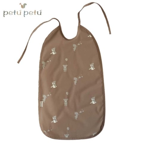 Petu Petu śliniak z kieszonką wodoodporny długi Teddy Petu Petu śliniak z kieszonką wodoodporny długi Teddy