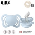 BIBS COUTURE BABY BLUE S Smoczek ortodontyczny silikonowy BIBS COUTURE BABY BLUE S Smoczek ortodontyczny silikonowy