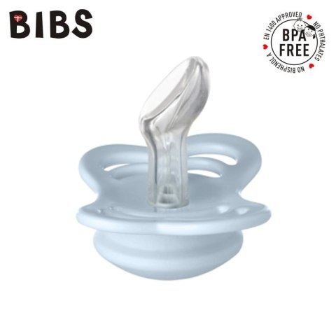BIBS COUTURE BABY BLUE S Smoczek ortodontyczny silikonowy BIBS COUTURE BABY BLUE S Smoczek ortodontyczny silikonowy