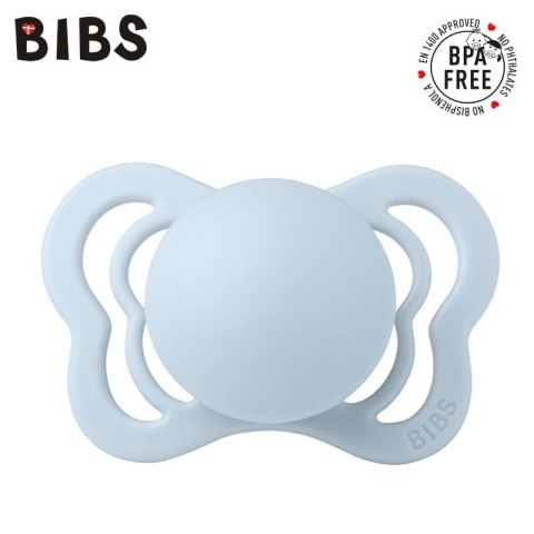 BIBS COUTURE BABY BLUE S Smoczek ortodontyczny silikonowy BIBS COUTURE BABY BLUE S Smoczek ortodontyczny silikonowy