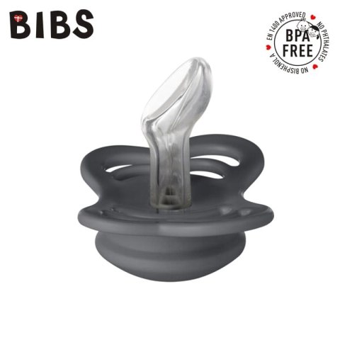 BIBS COUTURE IRON S Smoczek ortodontyczny silikonowy BIBS COUTURE IRON S Smoczek ortodontyczny silikonowy