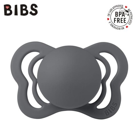 BIBS COUTURE IRON S Smoczek ortodontyczny silikonowy BIBS COUTURE IRON S Smoczek ortodontyczny silikonowy
