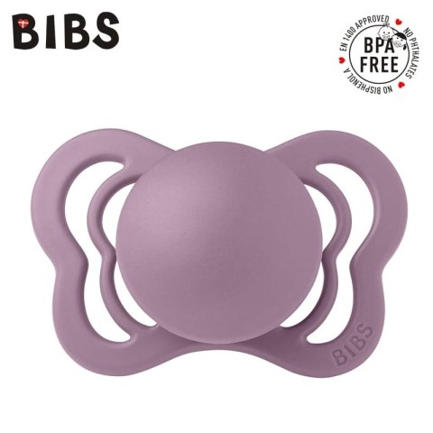 BIBS COUTURE MAUVE S Smoczek ortodontyczny silikonowy BIBS COUTURE MAUVE S Smoczek ortodontyczny silikonowy