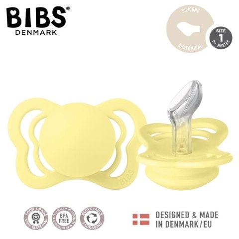 BIBS COUTURE SUNSHINE S Smoczek ortodontyczny silikonowy BIBS COUTURE SUNSHINE S Smoczek ortodontyczny silikonowy