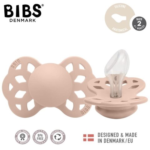 BIBS INFINITY ANATOMICAL BLUSH M Smoczek ortodontyczny silikonowy BIBS INFINITY ANATOMICAL BLUSH M Smoczek ortodontyczny silikonowy