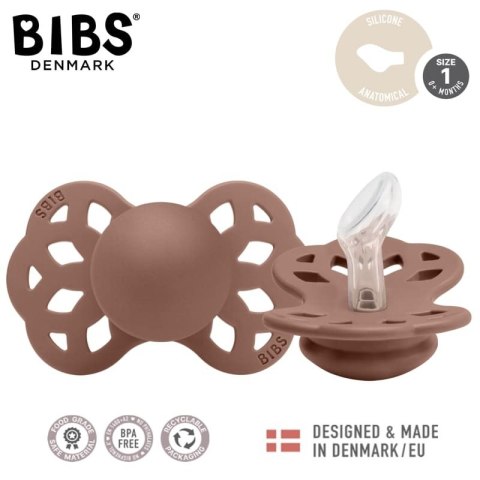BIBS INFINITY ANATOMICAL WOODCHUCK S Smoczek ortodontyczny silikonowy BIBS INFINITY ANATOMICAL WOODCHUCK S Smoczek ortodontyczny silikonowy
