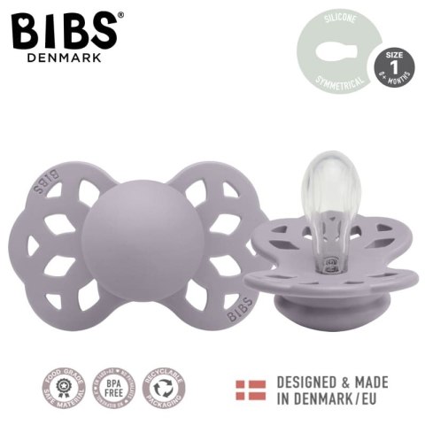 BIBS INFINITY SYMMETRICAL FOSSIL GREY S Smoczek symetryczny silikonowy BIBS INFINITY SYMMETRICAL FOSSIL GREY S Smoczek symetryczny silikonowy
