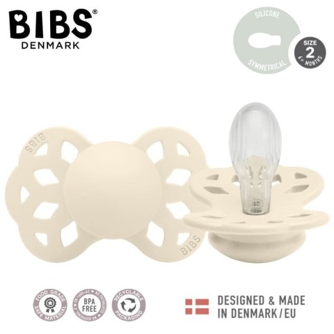 BIBS INFINITY SYMMETRICAL IVORY M Smoczek Symetryczny Silikonowy BIBS INFINITY SYMMETRICAL IVORY M Smoczek Symetryczny Silikonowy