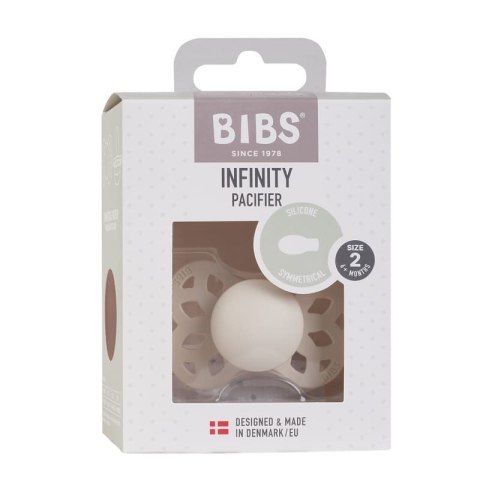BIBS INFINITY SYMMETRICAL IVORY M Smoczek Symetryczny Silikonowy BIBS INFINITY SYMMETRICAL IVORY M Smoczek Symetryczny Silikonowy