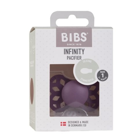 BIBS INFINITY SYMMETRICAL MAUVE S Smoczek Symetryczny Silikonowy BIBS INFINITY SYMMETRICAL MAUVE S Smoczek Symetryczny Silikonowy