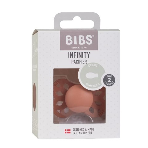 BIBS INFINITY SYMMETRICAL PEACH M Smoczek Symetryczny Silikonowy BIBS INFINITY SYMMETRICAL PEACH M Smoczek Symetryczny Silikonowy