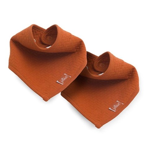 Jollein 2 śliniaki apaszki bandany BRICK VELVET Rust Jollein 2 śliniaki apaszki bandany BRICK VELVET Rust