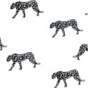 Jollein 4 pieluszki niemowlęce Hydrophlic 70x70 cm LEOPARD Black & White Jollein 4 pieluszki niemowlęce Hydrophlic 70x70 cm LEOPARD Black & White