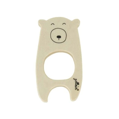 Jollein gryzak drewniany Miś TEDDY BEAR Jollein gryzak drewniany Miś TEDDY BEAR