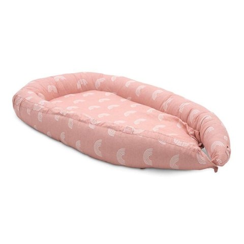 Jollein kokon niemowlęcy gniazdko dla Noworodka RAINBOW Blush Pink Jollein kokon niemowlęcy gniazdko dla Noworodka RAINBOW Blush Pink
