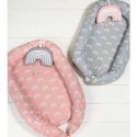 Jollein kokon niemowlęcy gniazdko dla Noworodka RAINBOW Blush Pink Jollein kokon niemowlęcy gniazdko dla Noworodka RAINBOW Blush Pink