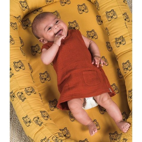 Jollein kokon niemowlęcy gniazdko dla Noworodka TIGER Mustard Jollein kokon niemowlęcy gniazdko dla Noworodka TIGER Mustard