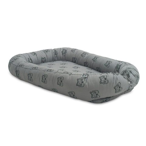 Jollein kokon niemowlęcy gniazdko dla Noworodka TIGER Storm Grey Jollein kokon niemowlęcy gniazdko dla Noworodka TIGER Storm Grey