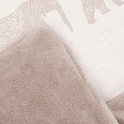 Jollein mata niemowlęca dwustronna do zabawy 95x75 cm Safari ANIMALS Nougat Jollein mata niemowlęca dwustronna do zabawy 95x75 cm Safari ANIMALS Nougat