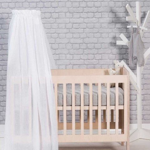 Jollein moskitiera woalowa nad łóżeczko niemowlęce 155 cm VINTAGE White Jollein moskitiera woalowa nad łóżeczko niemowlęce 155 cm VINTAGE White