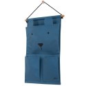 Jollein organizer przybornik do łóżeczka ANIMAL CLUB Steel Blue L Jollein organizer przybornik do łóżeczka ANIMAL CLUB Steel Blue L