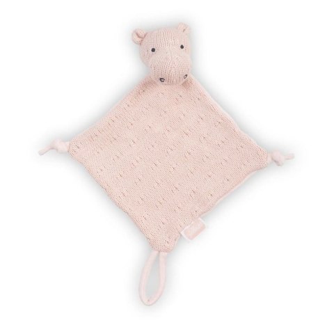 Jollein przytulanka dou dou z zawieszką na smoczek Hipopotam HIPPO Peach Jollein przytulanka dou dou z zawieszką na smoczek Hipopotam HIPPO Peach