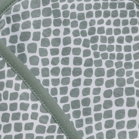 Jollein ręcznik z kapturkiem dla Niemowlaka 75x75 cm SNAKE Ash Green Jollein ręcznik z kapturkiem dla Niemowlaka 75x75 cm SNAKE Ash Green