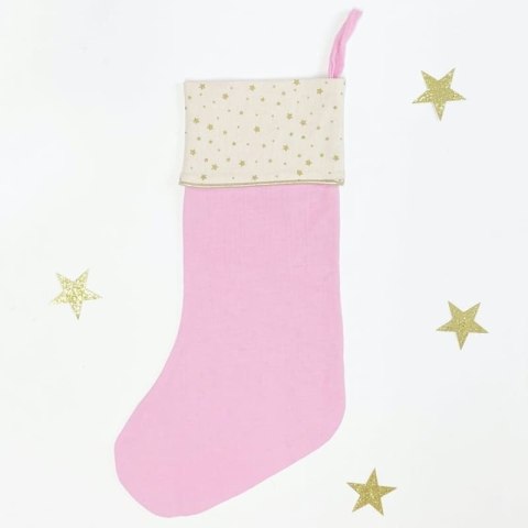 Rockahula Kids skarpeta świąteczna na prezenty 50x18 cm Pink Rockahula Kids skarpeta świąteczna na prezenty 50x18 cm Pink