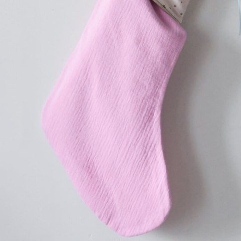 Rockahula Kids skarpeta świąteczna na prezenty 50x18 cm Pink Rockahula Kids skarpeta świąteczna na prezenty 50x18 cm Pink