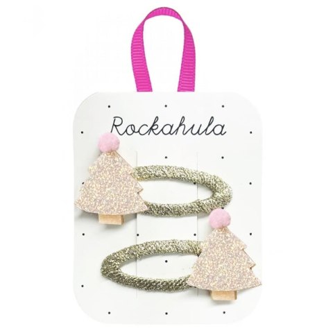 Rockahula Kids spinki do włosów dla dziewczynki 2 szt. Frosted Shimmer Xmas Tree Rockahula Kids spinki do włosów dla dziewczynki 2 szt. Frosted Shimmer Xmas Tree