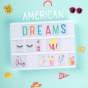 A Little Lovely Company - Litery do Lightboxa zestaw American Dreams A Little Lovely Company - Litery do Lightboxa zestaw American Dreams