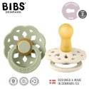 BIBS BOHEME 2-PACK IVORY & SAGE M Smoczek Uspokajający kauczuk Hevea BIBS BOHEME 2-PACK IVORY & SAGE M Smoczek Uspokajający kauczuk Hevea