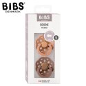 BIBS BOHEME 2-PACK PEACH & WOODCHUCK M Smoczek Uspokajający kauczuk Hevea BIBS BOHEME 2-PACK PEACH & WOODCHUCK M Smoczek Uspokajający kauczuk Hevea