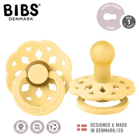 BIBS BOHEME PALE BUTTER S Smoczek Uspokajający kauczuk Hevea BIBS BOHEME PALE BUTTER S Smoczek Uspokajający kauczuk Hevea