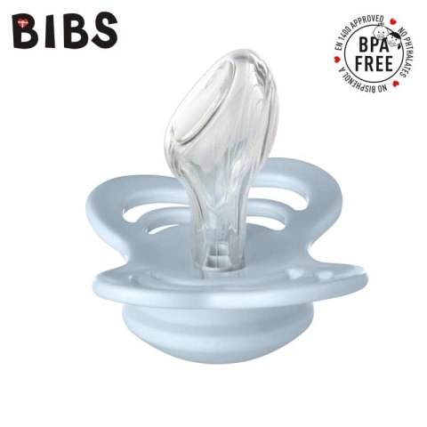 BIBS COUTURE BABY BLUE M Smoczek ortodontyczny silikonowy BIBS COUTURE BABY BLUE M Smoczek ortodontyczny silikonowy