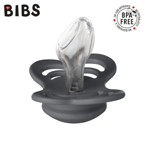 BIBS COUTURE IRON M Smoczek ortodontyczny silikonowy BIBS COUTURE IRON M Smoczek ortodontyczny silikonowy