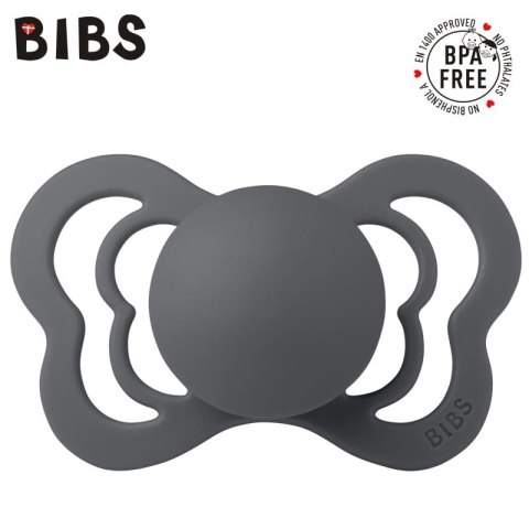 BIBS COUTURE IRON M Smoczek ortodontyczny silikonowy BIBS COUTURE IRON M Smoczek ortodontyczny silikonowy
