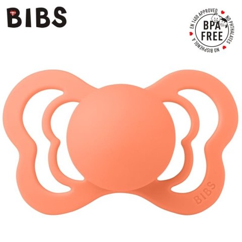 BIBS COUTURE PAPAYA M Smoczek ortodontyczny silikonowy BIBS COUTURE PAPAYA M Smoczek ortodontyczny silikonowy
