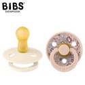 BIBS LIBERTY COLOUR 2-PACK ELOISE BLUSH M Smoczek uspokajający kauczuk Hevea BIBS LIBERTY COLOUR 2-PACK ELOISE BLUSH M Smoczek uspokajający kauczuk Hevea