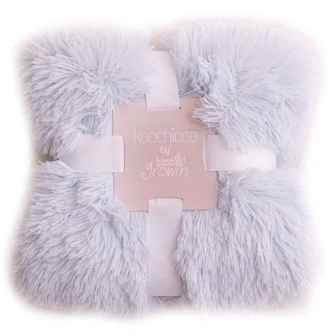 Bizzi Growin kocyk futerkowy Koochicoo BABY BLUE 100 x 100 cm Bizzi Growin kocyk futerkowy Koochicoo BABY BLUE 100 x 100 cm