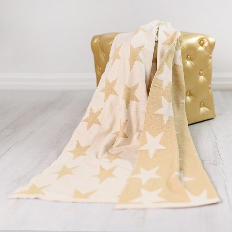 Bizzi Growin kocyk tkany Gold Stars 100 x 75 cm Bizzi Growin kocyk tkany Gold Stars 100 x 75 cm